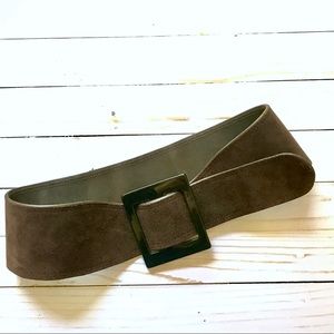 Nikki Jaggs Genuine Suede Leather Belt Boho